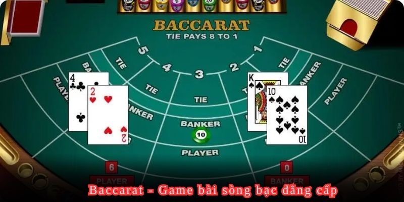 Baccarat luôn nằm trong top 10 game bài đổi thưởng uy tín tại Good88